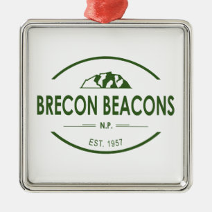 Brecon Beacons National Park Metal Tree Decoration