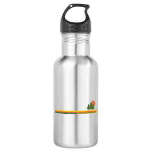 Brecon Beacons National Park Pine Trees Sun 532 Ml Water Bottle