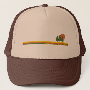 Brecon Beacons National Park Pine Trees Sun Trucker Hat