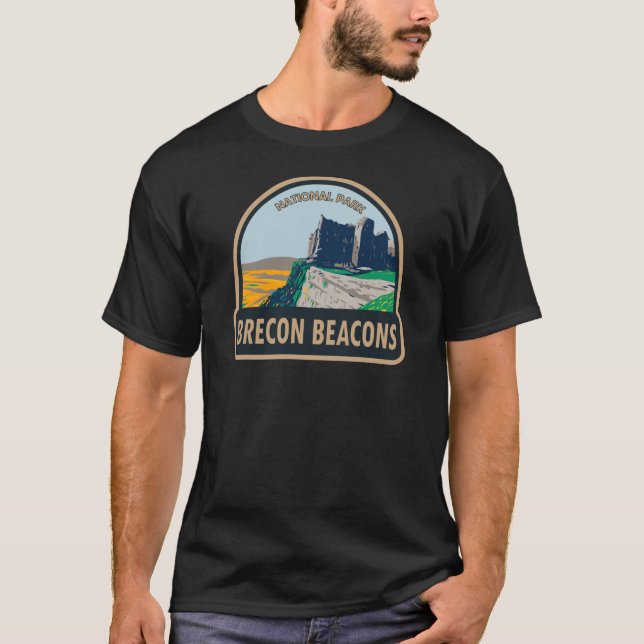Brecon Beacons National Park Wales Vintage T-Shirt (Front)