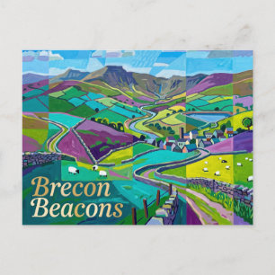 Brecon Beacons Wales Postcard