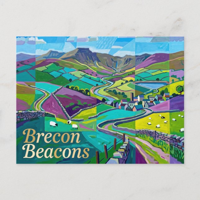 Brecon Beacons Wales Postcard (Front)