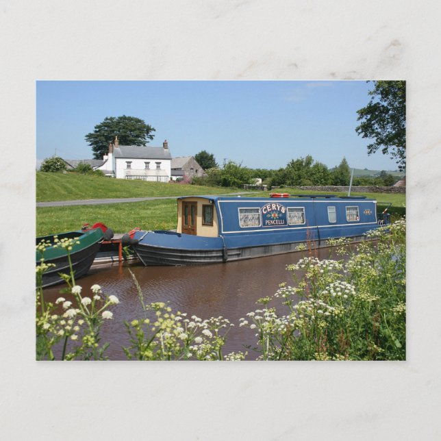 Brecon Canal Postcard (Front)