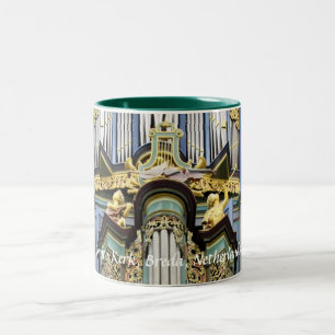 Breda Grote Kerk organ, closeup Two-Tone Coffee Mug