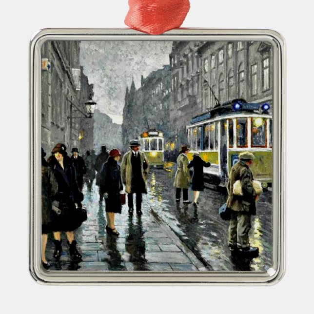 Bredgade, Copenhagen Metal Tree Decoration (Front)