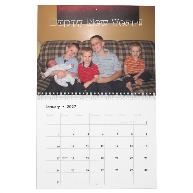 Breeden Family Calendar 2013 (Jan 2027)