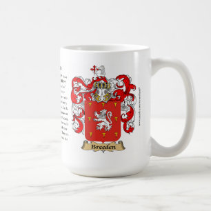 Breeden, the Origin, the Meaning and the Crest Coffee Mug