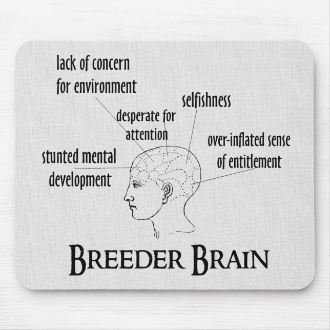 Breeder Brain Mouse Mat (Front)