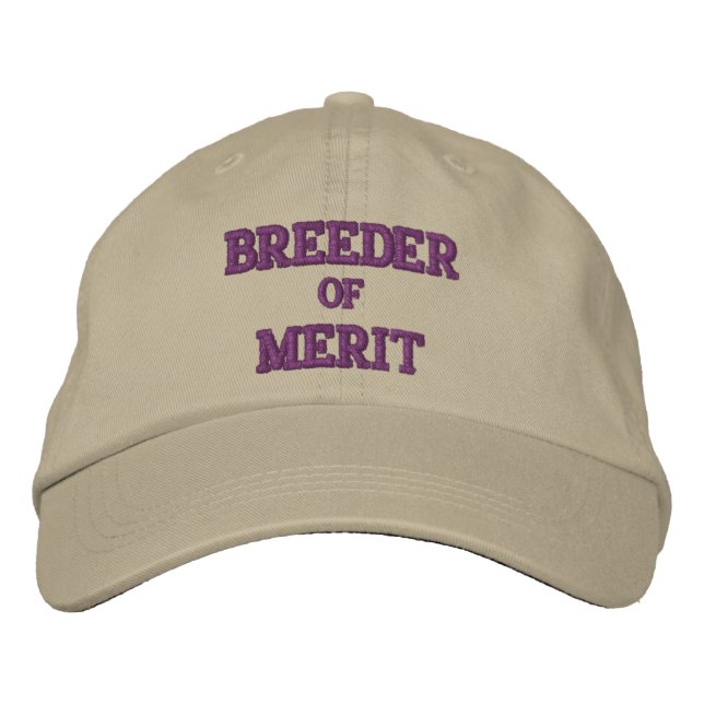 BREEDER of MERIT Embroidered Hat (Front)