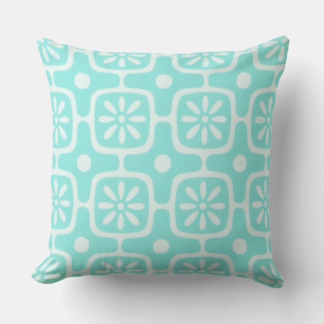 breeze block style retro pattern cushion (Front)