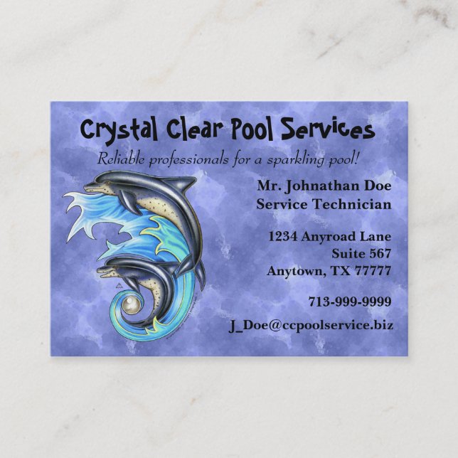 Breeze & Brine Chubby Business Card (Front)