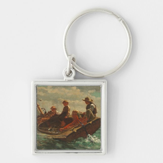 Breezing Up (A Fair Wind) 1873-76 Key Ring (Front)