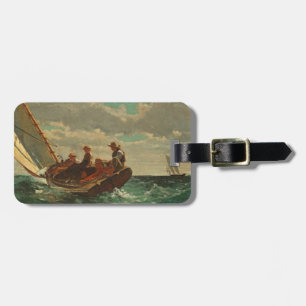 Breezing Up (A Fair Wind) 1873-76 Luggage Tag
