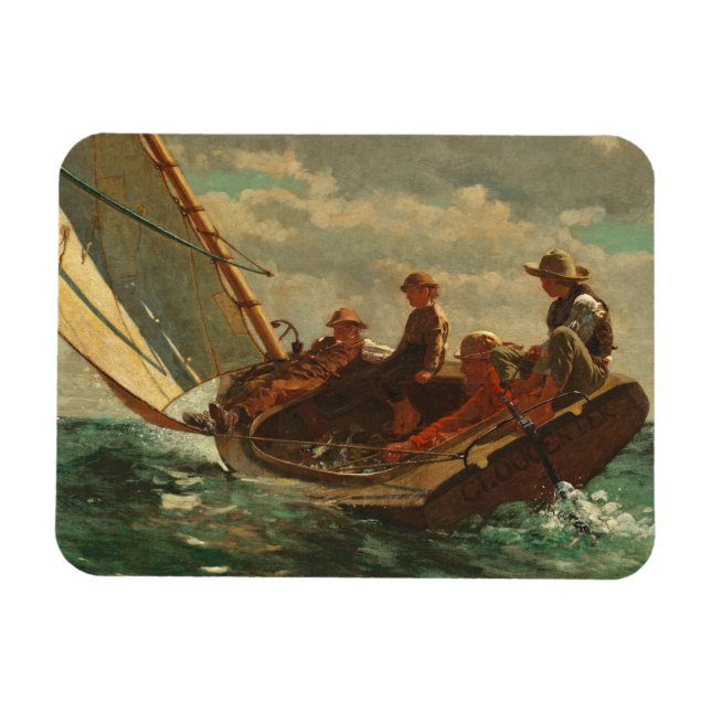 Breezing Up (A Fair Wind) 1873-76 Magnet (Horizontal)