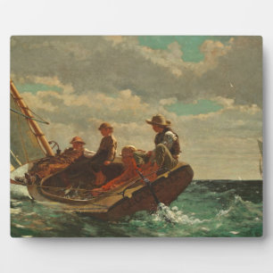Breezing Up (A Fair Wind) 1873-76 Plaque
