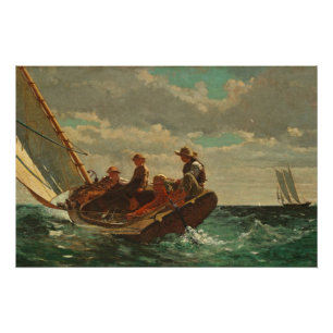 Breezing Up (A Fair Wind) 1873-76 Poster