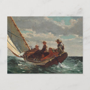 Breezing Up (A Fair Wind)   Winslow Homer Postcard