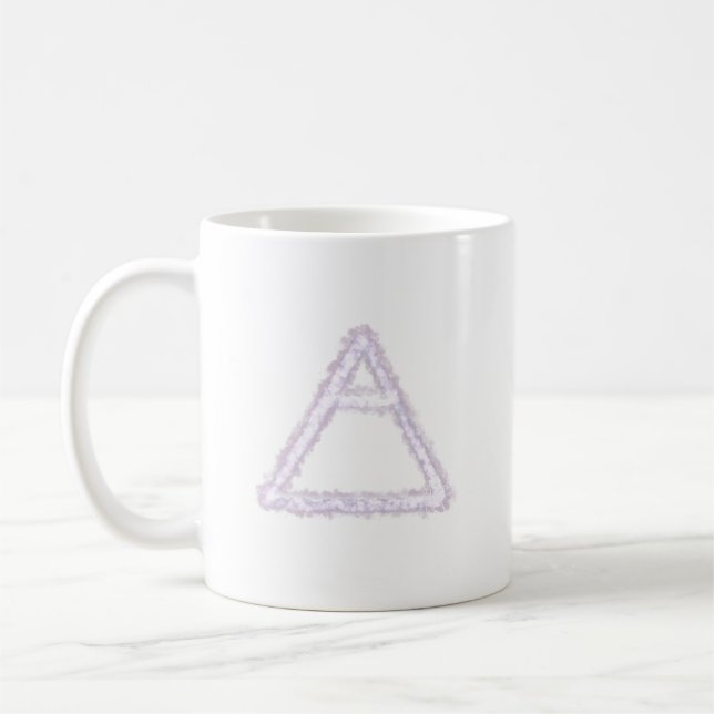 Breezy Air Element Alchemy Symbol Coffee Mug (Left)