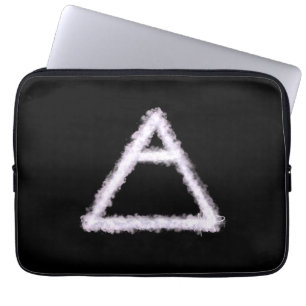 Breezy Air Element Alchemy Symbol Laptop Sleeve