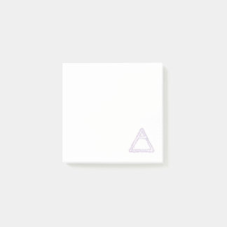 Breezy Air Element Alchemy Symbol Post-it Notes