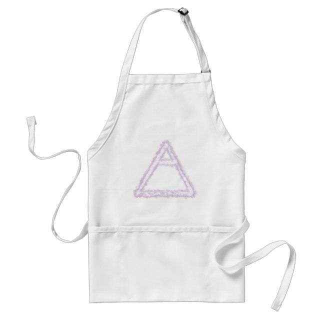 Breezy Air Element Alchemy Symbol Standard Apron (Front)