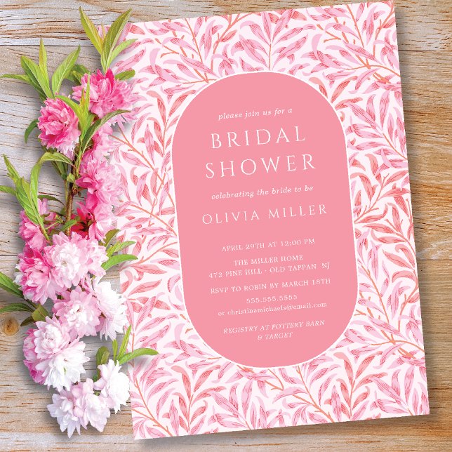 Breezy Leaf Bridal Shower Invitation (Creator Uploaded)