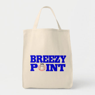 Breezy Point Grocery Tote in Pink Bag