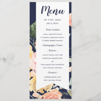 Breezy Romance Menu