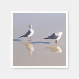 Breezy Seagulls Paper Napkins