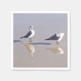 Breezy Seagulls Paper Napkins