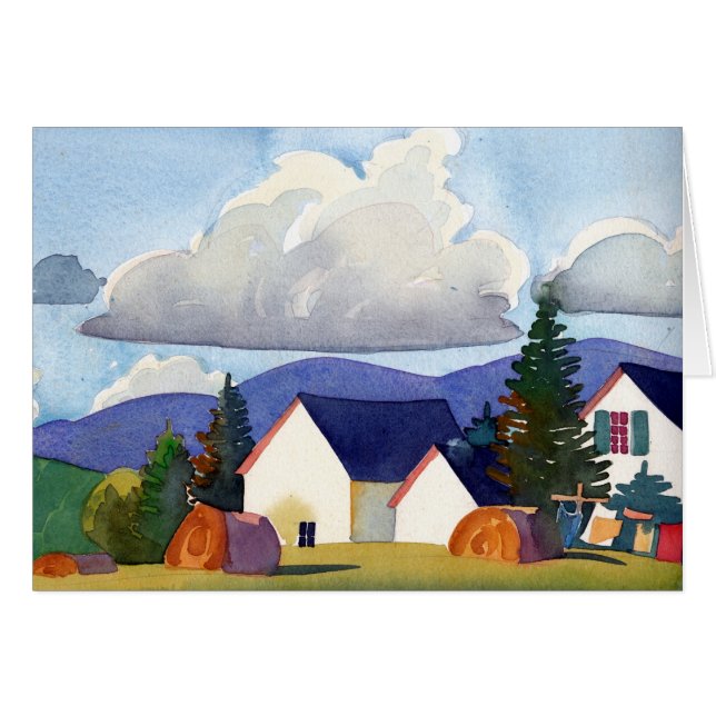 Breezy Summer Afternoon card (Front Horizontal)