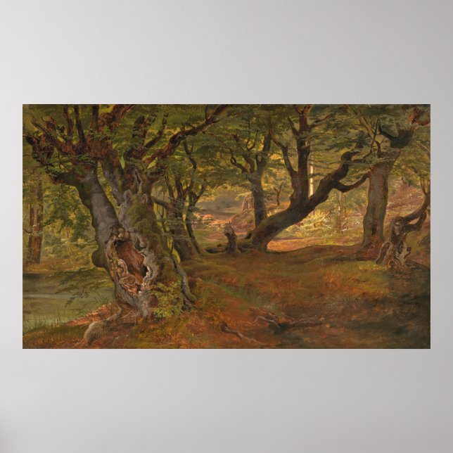 Bregentved Forest - Frederik Sødring Fine Art Poster (Front)