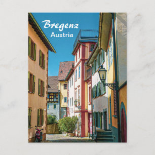 Bregenz in Austria The Old Town Postcard
