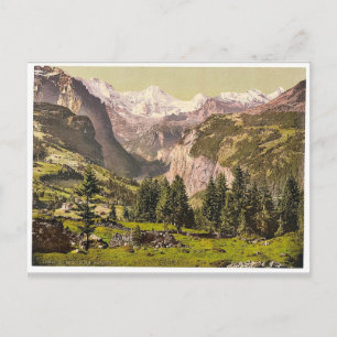 Breithorn from Wengen, Bernese Oberland, Switzerla Postcard