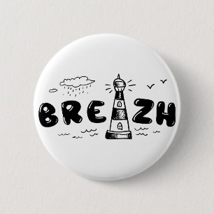Breizh 6 Cm Round Badge