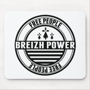 Breizh Briton Breton free people flag Mouse Mat