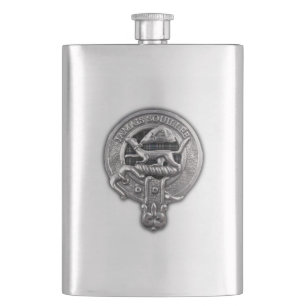 Breizh Crest inlaid with Tartan National Breizh Hip Flask