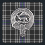 Breizh Crest & Tartan National Breizh Square Sticker<br><div class="desc">Breizh Crest & Tartan National Breizh</div>
