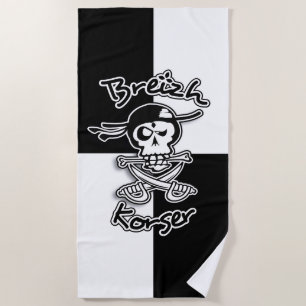 Breizh Korser beach towel