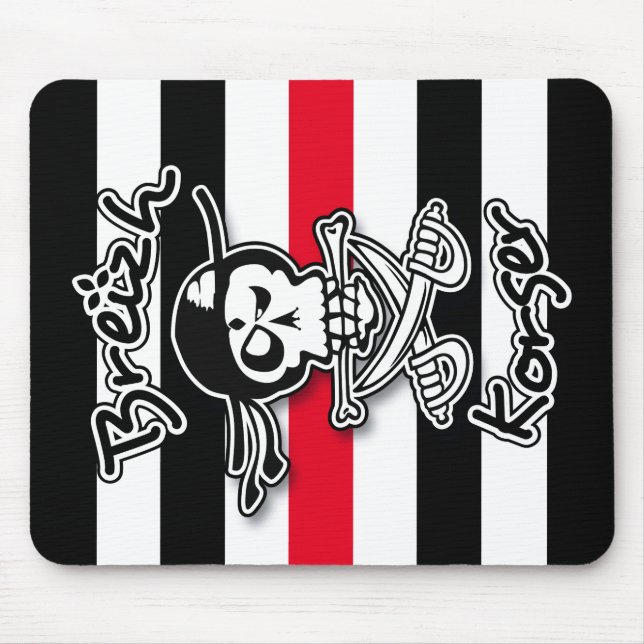 Breizh Korser (Brittany privateer) Mouse Mat (Front)