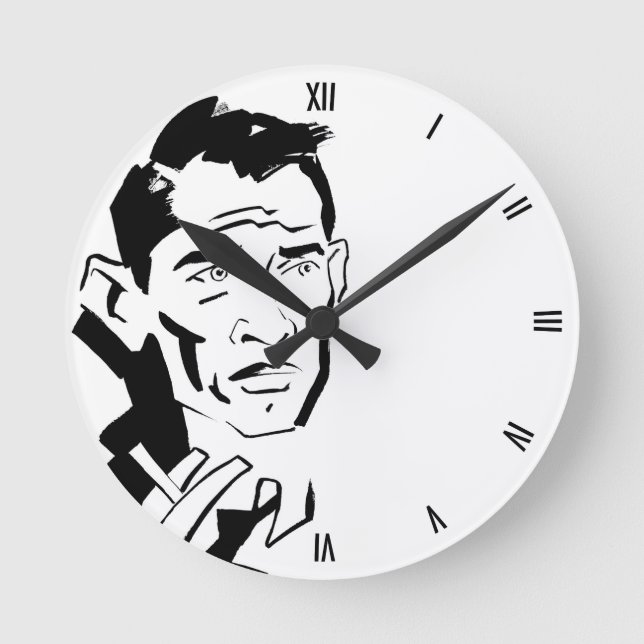 Brel Round Clock (Front)