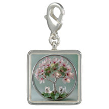 Breloque Bijou Sakura bracelet Photo Mom Westie