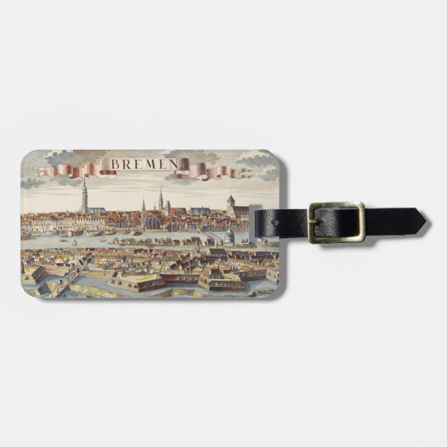 Bremen, Germany, 1719 Luggage Tag (Front Horizontal)