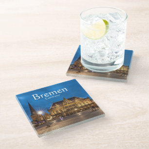 Bremen Germany Glass Coaster