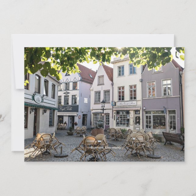 Bremen, Germany, historic centre, Card (Front)