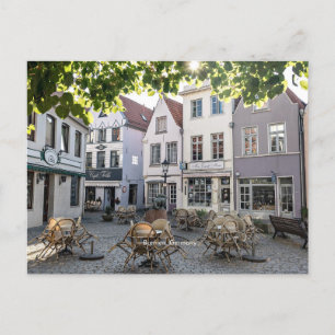 Bremen, Germany, historic centre, Postcard