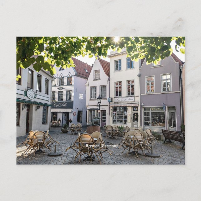 Bremen, Germany, historic centre, Postcard (Front)