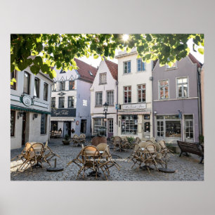 Bremen, Germany, historic centre,  Poster