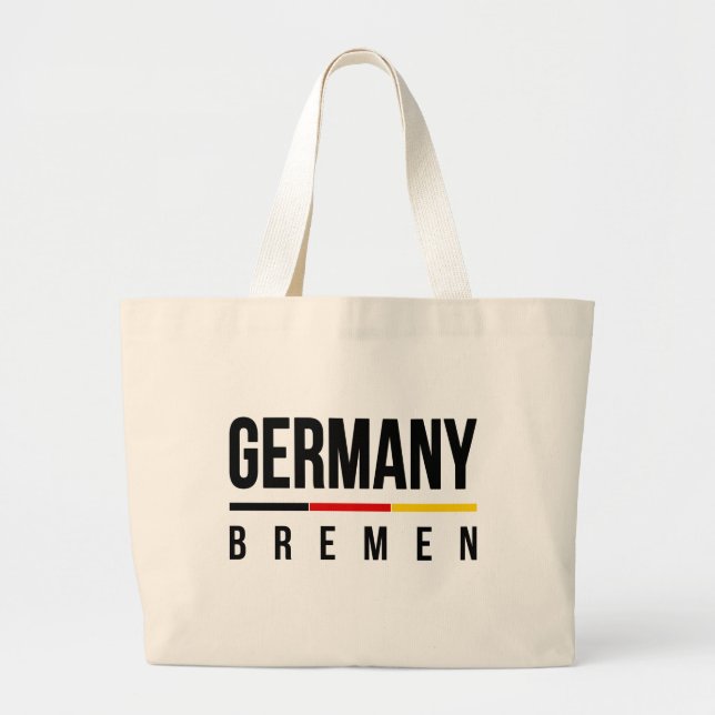 Bremen Germany Large Tote Bag (Front)