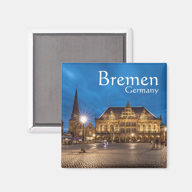 Bremen Germany Magnet (Front/Back)